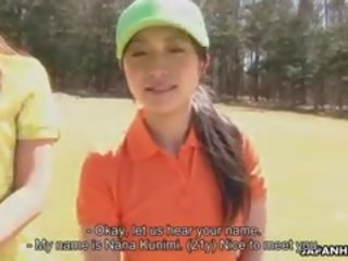 Đẹp golf phụ nữ nana kunimi làm một mistake và bây giờ cô