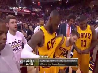 Lebron 제임스 우윤히 쇼 수탉 에 tv