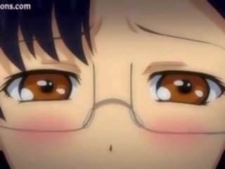 Anime With Glasses Gets Cunt Eated