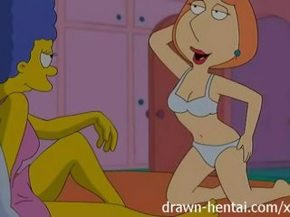 Lesbian hentai - lois griffin and marge simpson