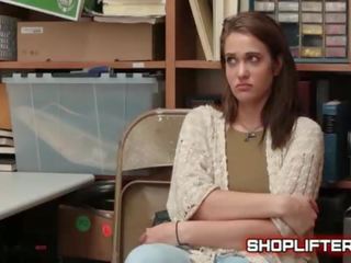 Naughty Shoplifting Hottie Backroom Spy-Cam Sex