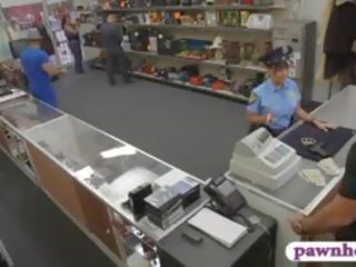 Ms Police Officer Fucked At The Pawnshop