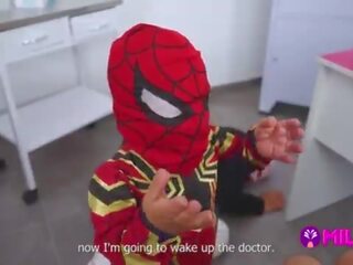 Midget Spider-Man defeats clinics thief and excellent Maryam sucks his cock&period;&period;&period; Hero or villain&quest;