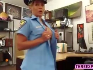 Natural Big Tits Police Gets Banged