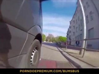 Bums autobus - sauvage publique x évalué agrafe avec lascif européen bombasse lilli vanilli