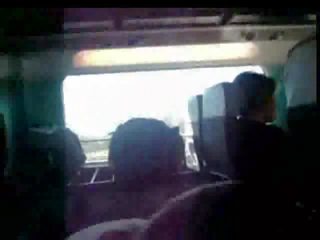 In the back of a bus getting an awesome blowjob Video