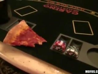 Poker game ends up in a sweet sex party