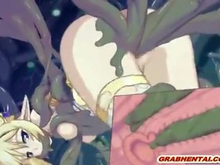 Cute Hentai Elf Caught And Hot Drilled Wetpussy By S
