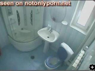 2787 - Pretty Brunette Teen Peeing On Hidden Toile