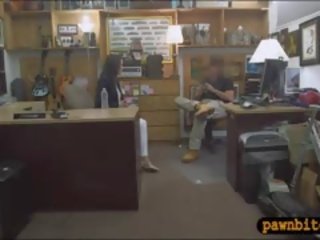 Customers Wife Screwed By Pawn Keeper In The Backroom