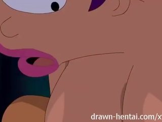 Futurama hentaï - zapp pôle pour turanga fille