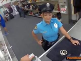 Latina Cop Shows Off Her Booty For Money