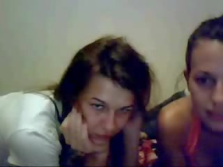 Dois muito quente amadora lésbica webcam meninas