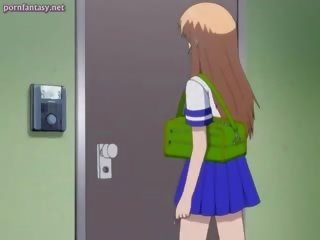 Raudonplaukiai anime valkata čiulpimas a storas varpa
