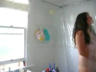 Ugly Exgirlfriend Shower Masturbation 1